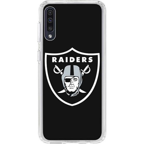 NFL Las Vegas Raiders Large Logo Galaxy A50 Clear Case